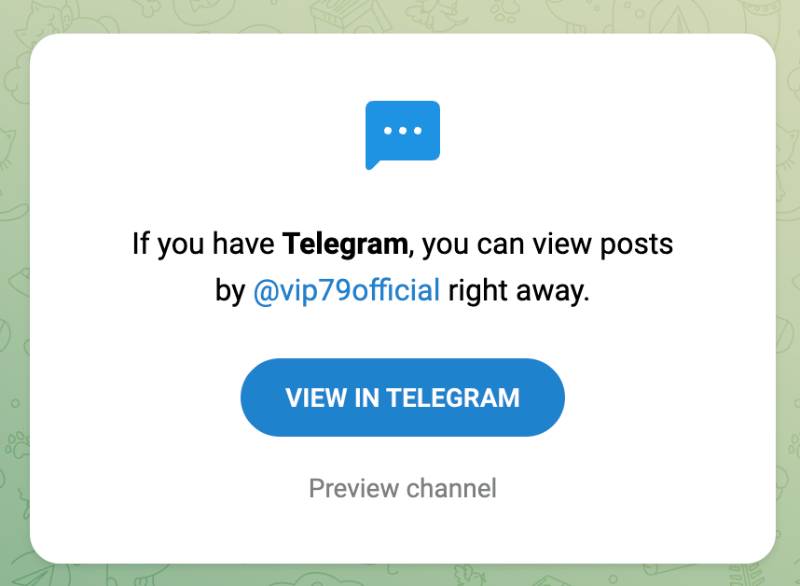 Hỗ trợ qua Telegram